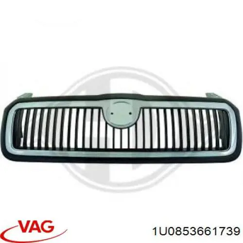 1U0853661739 VAG superposicion (molde De Rejilla Del Radiador)