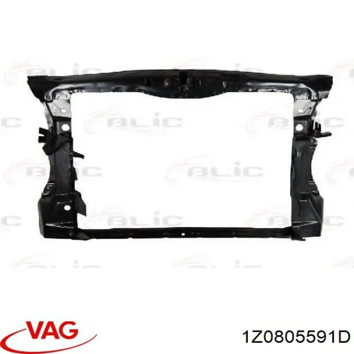 1Z0805591D VAG soporte de radiador completo