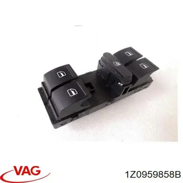 1Z0959858B VAG unidad de control elevalunas delantera izquierda