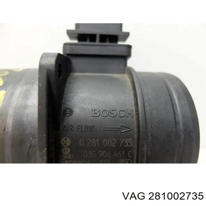 281002735 VAG sensor de flujo de aire/medidor de flujo (flujo de aire masibo)