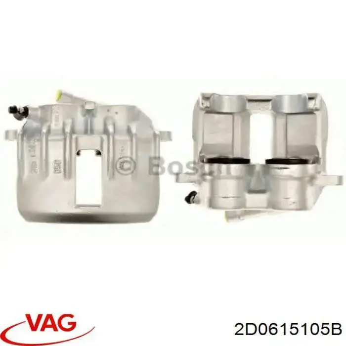 2D0615105B VAG pinza de freno delantera izquierda