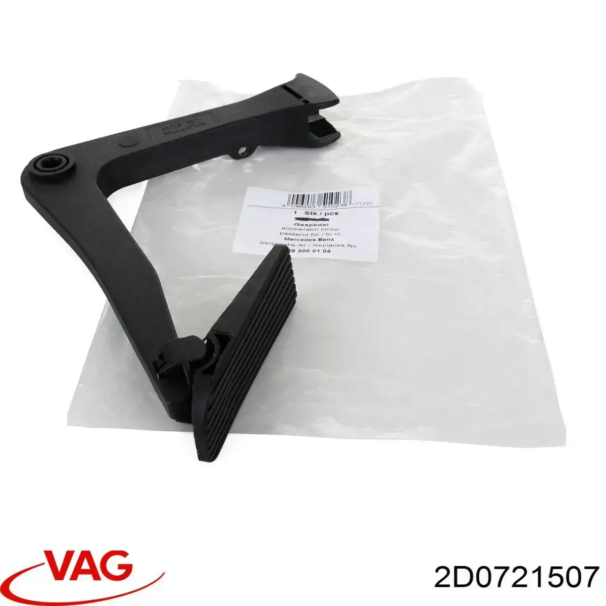 2D0721507 VAG pedal de acelerador