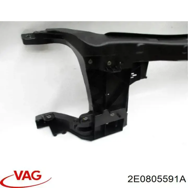 2E0805591A VAG soporte de radiador completo