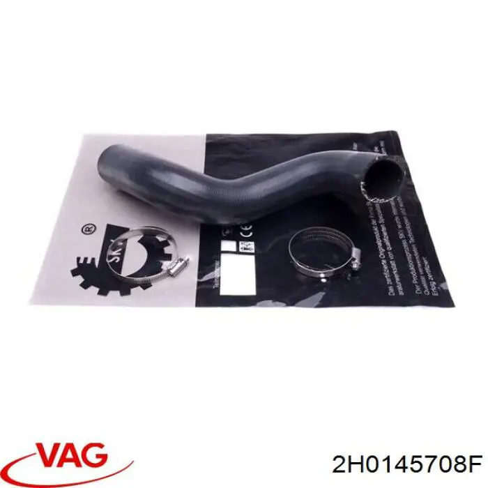 2H0145708F VAG tubo flexible de aire de sobrealimentación izquierdo