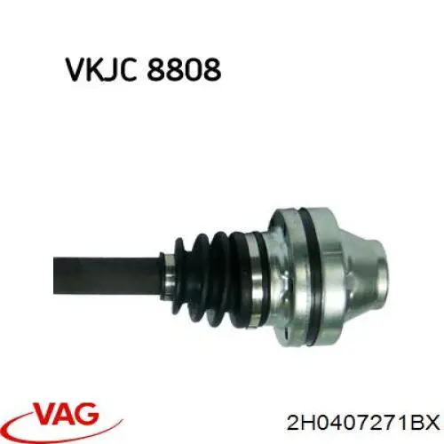 2H0407271BX VAG árbol de transmisión delantero