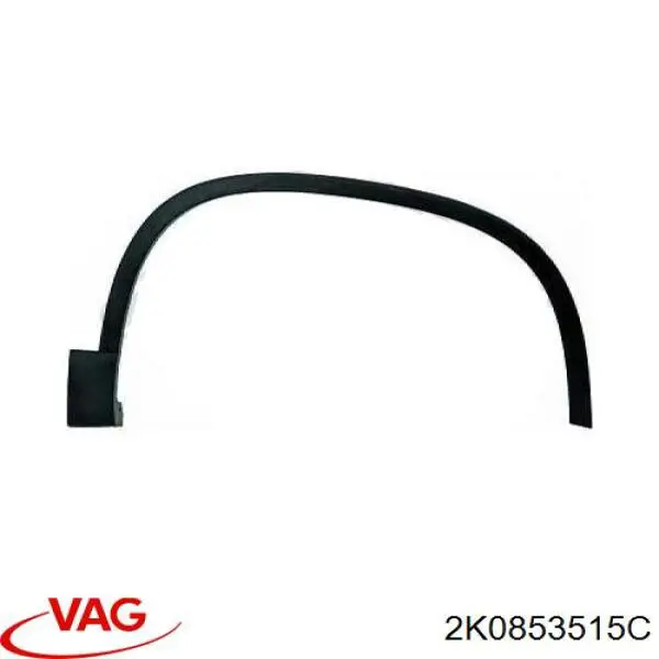 2K0853515C VAG moldura de la puerta delantera izquierda