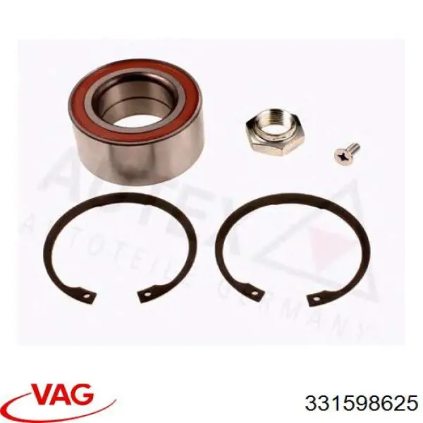 331598625 VAG cojinete de rueda trasero