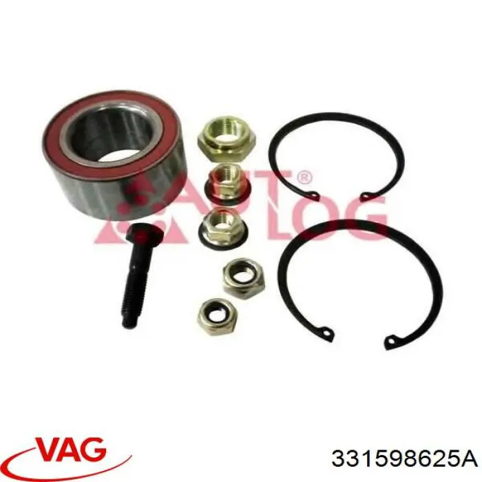 331598625A VAG cojinete de rueda trasero