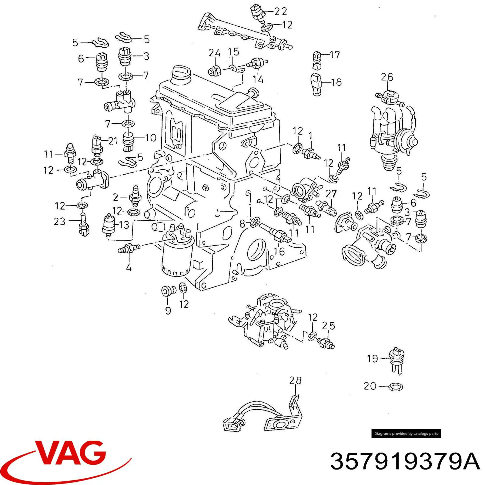  Sensor, temperaura exterior para Seat Inca 6K9