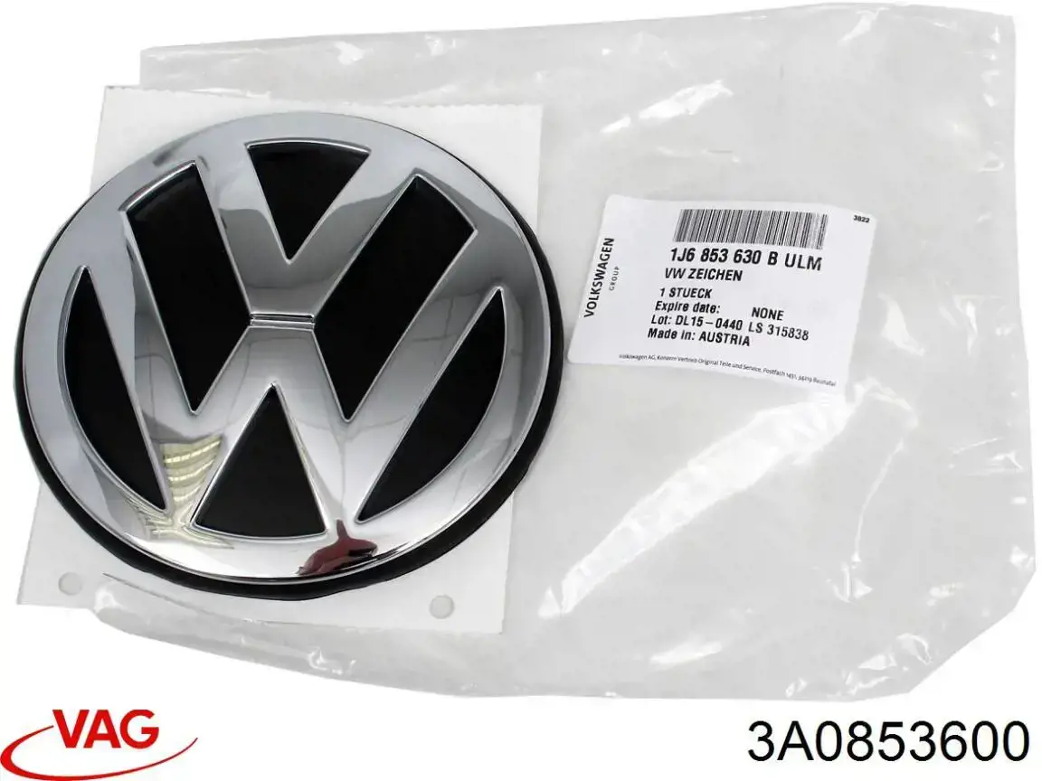  Logotipo del radiador I para Volkswagen Vento 1H2