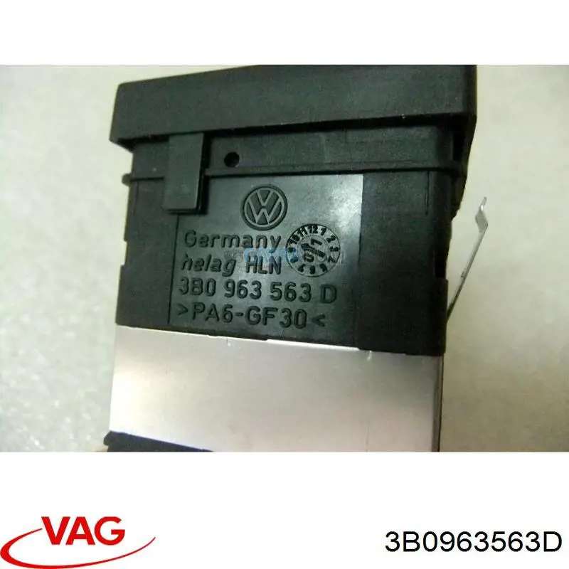 3B0963563D VAG boton de encendido de calefaccion del asiento