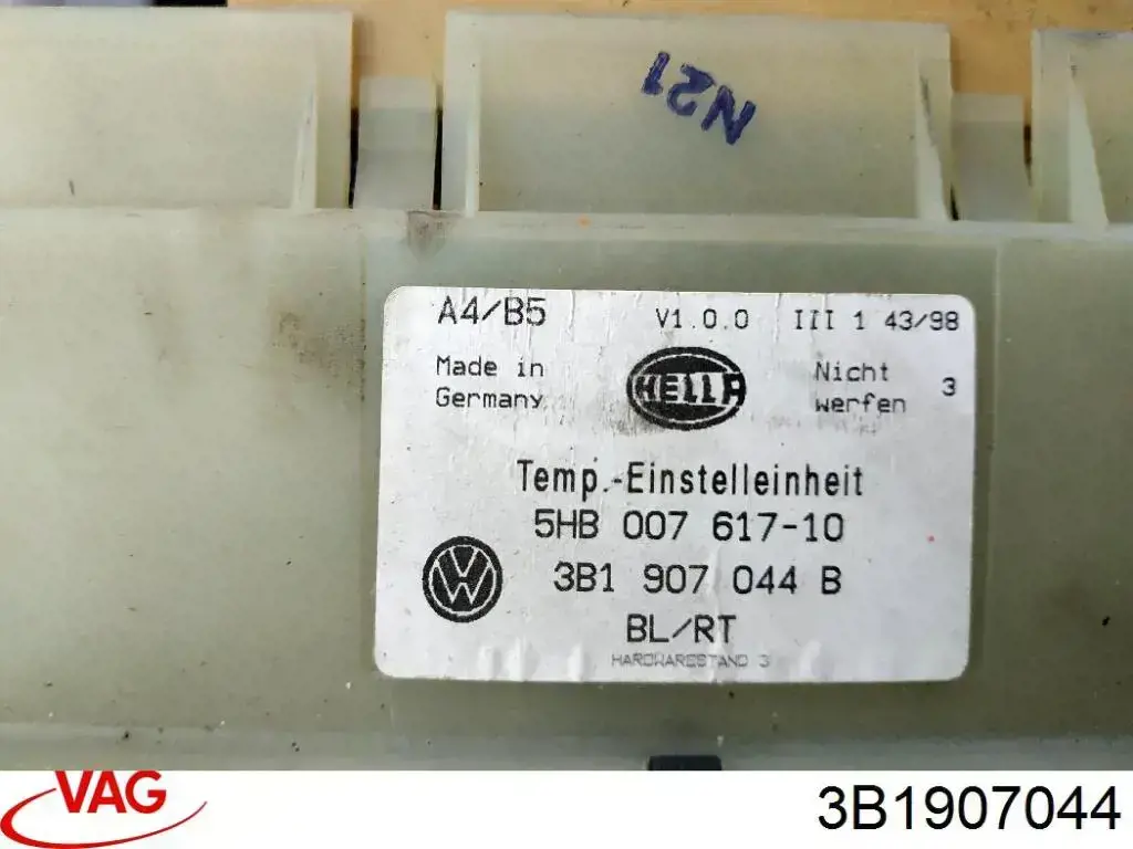  Unidad de control, calefacción/ventilacion para Volkswagen Bora 1J2