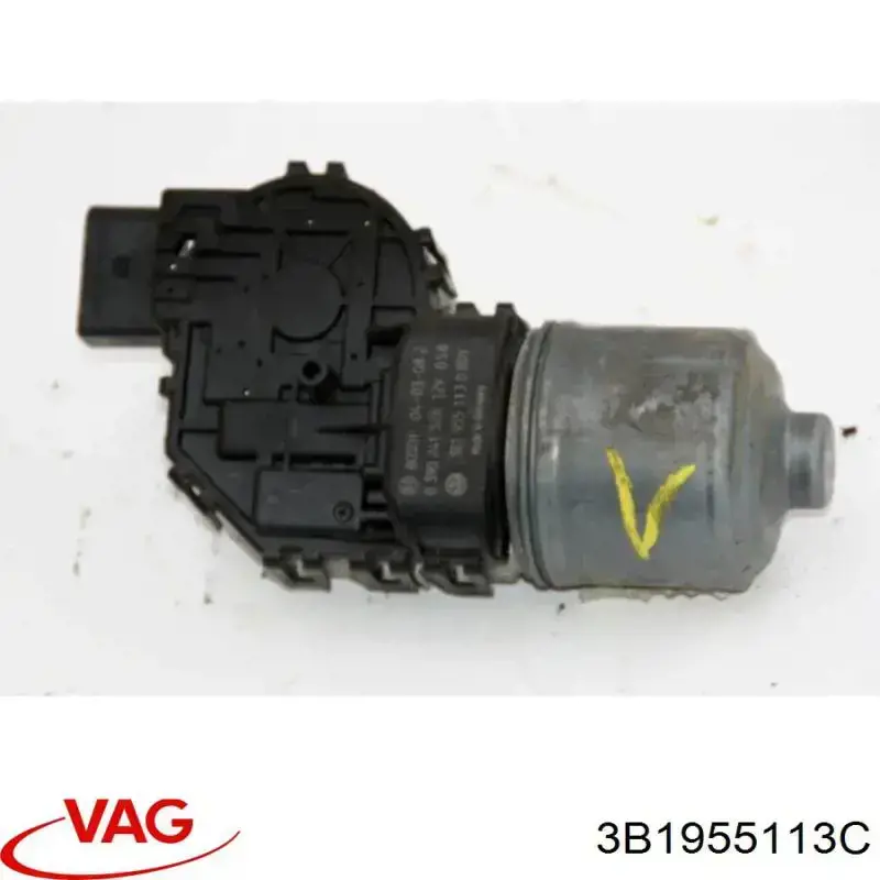 3B1955113C VAG motor del limpiaparabrisas del parabrisas