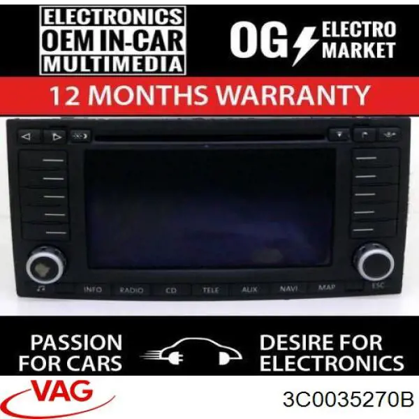  Radio (radio AM/FM) para Volkswagen Tiguan 1 