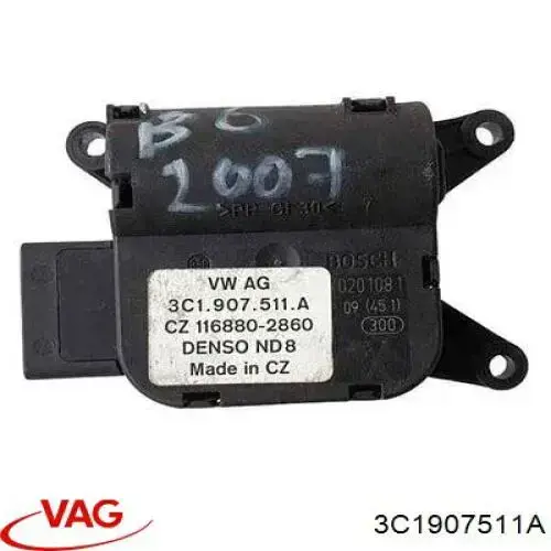 50907008 Fiat/Alfa/Lancia elemento de reglaje valvula mezcladora actuador de compuerta