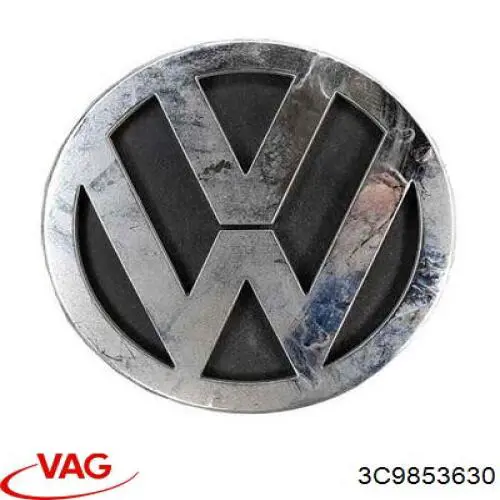 3C9853630 VAG emblema de tapa de maletero