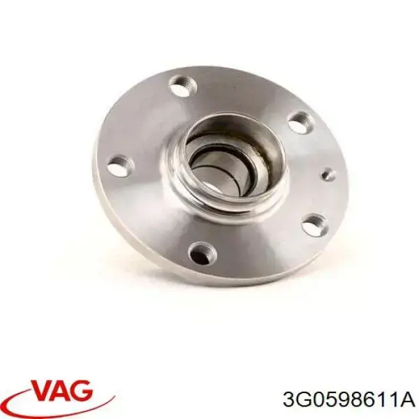 3G0598611A VAG cubo de rueda trasero