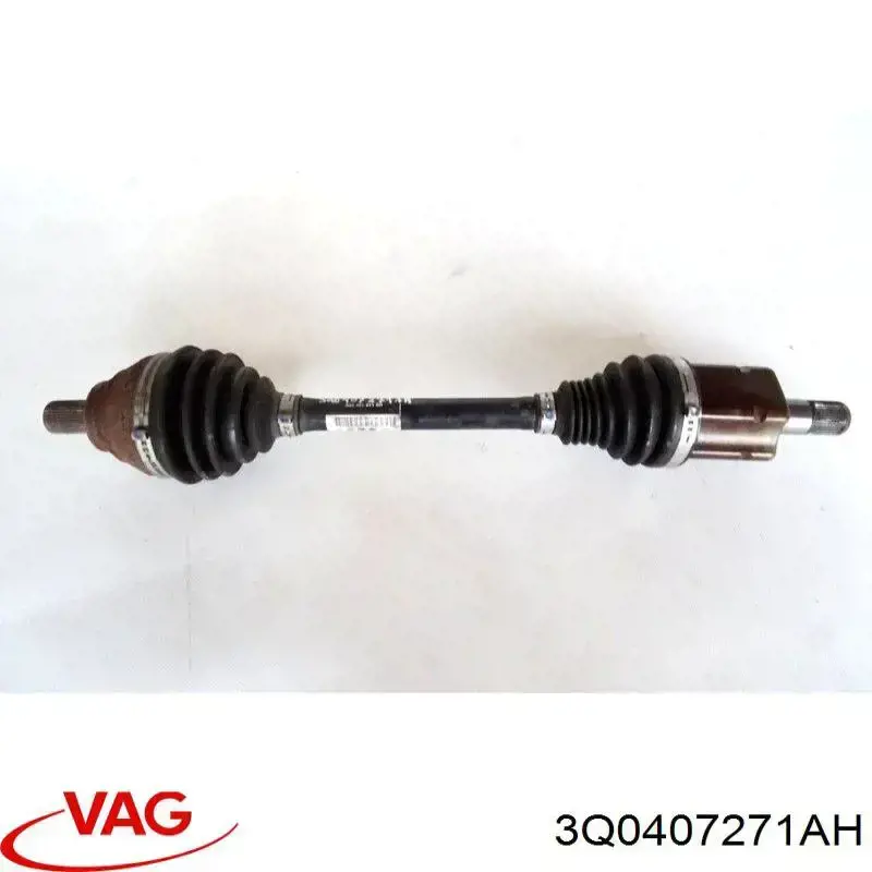 3Q0407271AH VAG árbol de transmisión delantero izquierdo