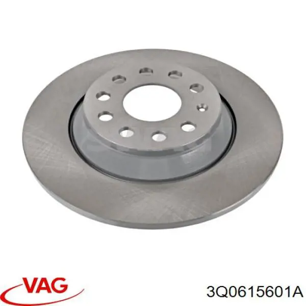 3Q0615601A VAG disco de freno trasero