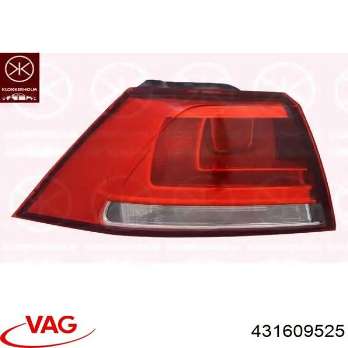 431609525 VAG zapatas de frenos de tambor traseras