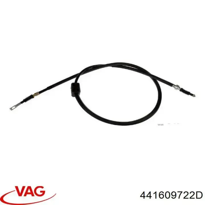 441609722D VAG cable de freno de mano trasero derecho