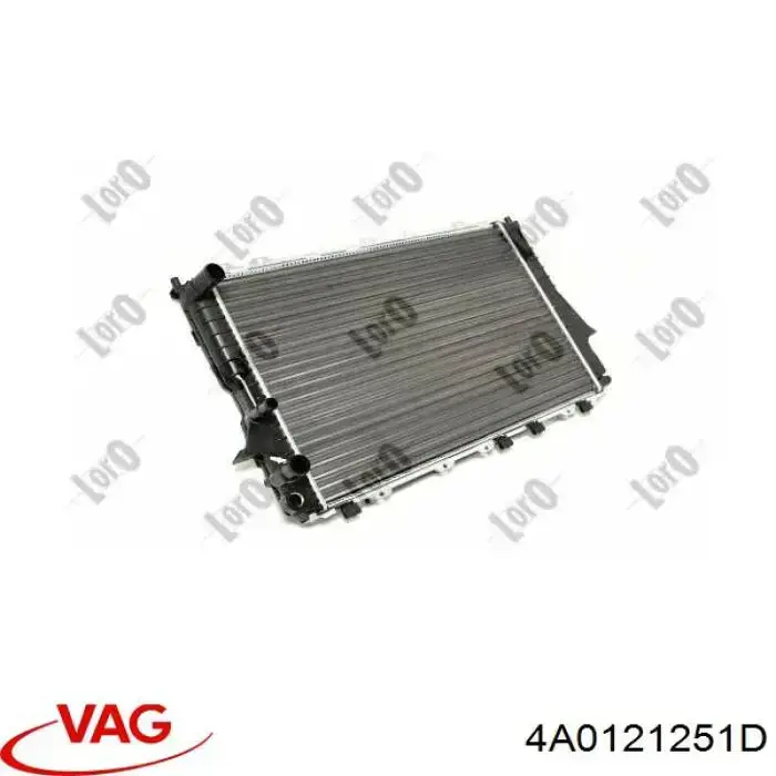 4A0121251D VAG radiador refrigeración del motor