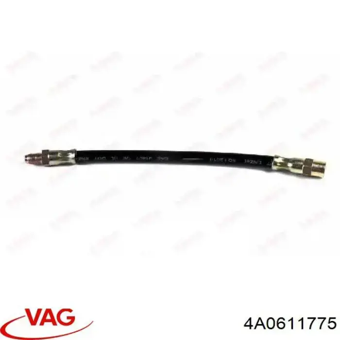 4A0611775 VAG tubo flexible de frenos trasero