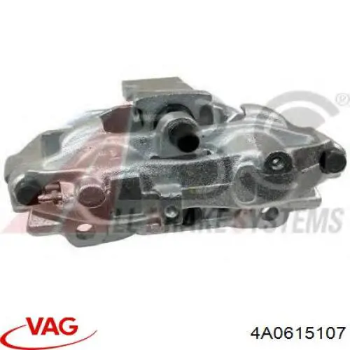 4A0615107 VAG pinza de freno delantera izquierda