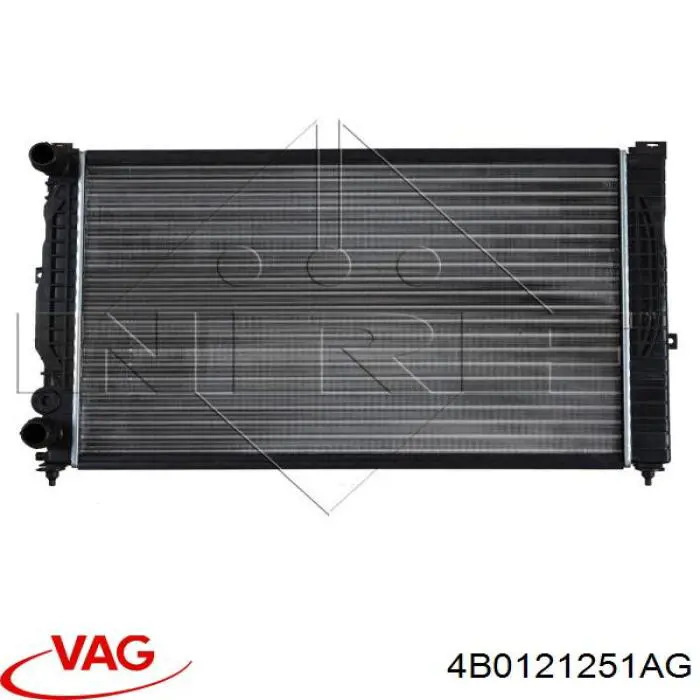 4B0121251AG VAG radiador refrigeración del motor