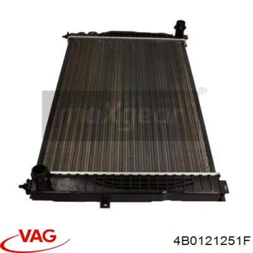 4B0121251F VAG radiador refrigeración del motor