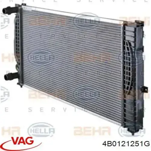 4B0121251G VAG radiador refrigeración del motor