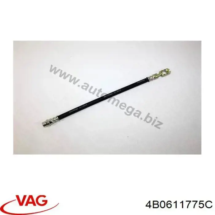 4B0611775C VAG tubo flexible de frenos trasero