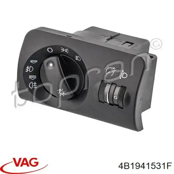 4B1941531F VAG interruptor de faros para "torpedo"