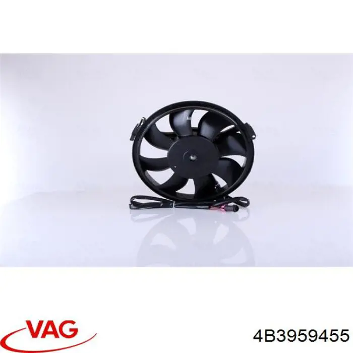 4B3959455 VAG ventilador (rodete +motor refrigeración del motor con electromotor completo)