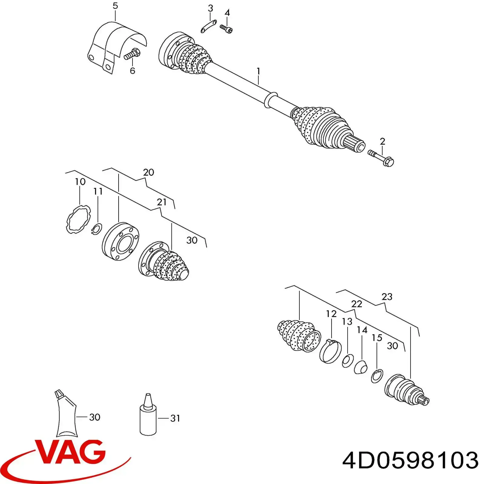 4D0598103 VAG 