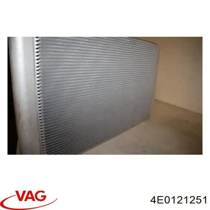 4E0121251 VAG radiador refrigeración del motor