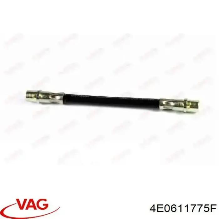 4E0611775F VAG tubo flexible de frenos trasero