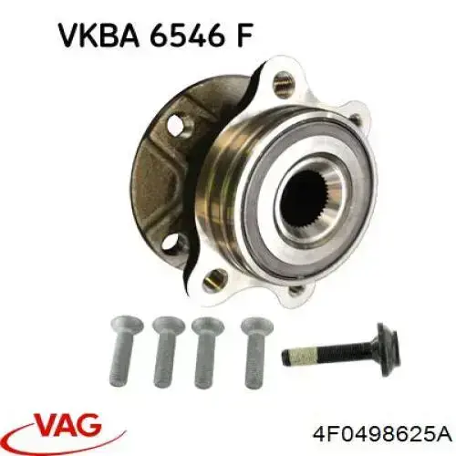 4F0498625A VAG cojinete de rueda delantero/trasero