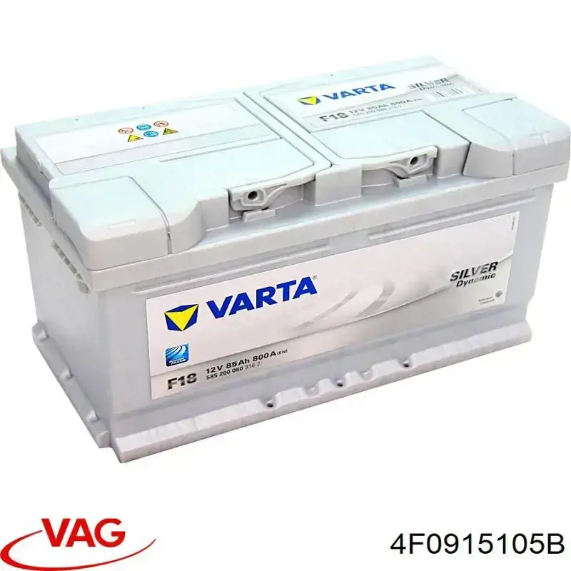 4F0915105B VAG batería de arranque