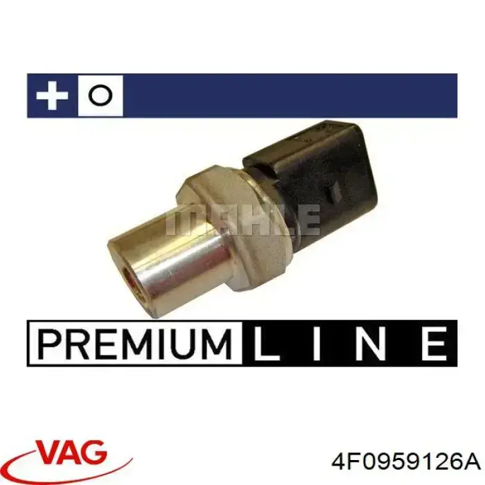 4F0959126A VAG presostato, aire acondicionado