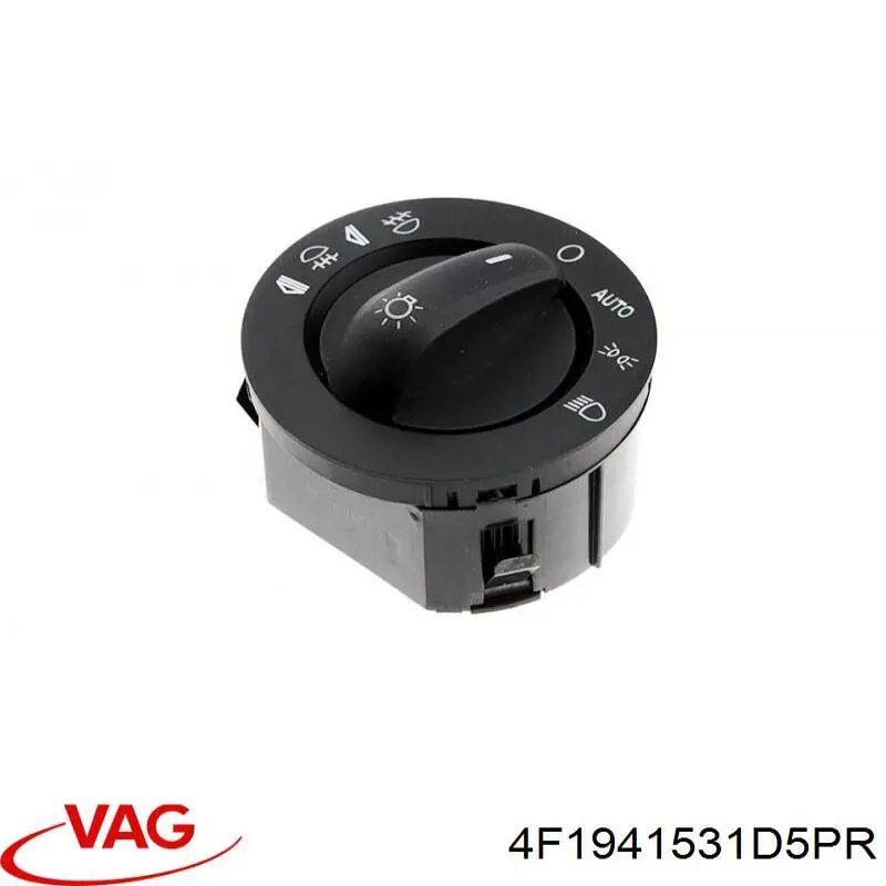 4F1941531D5PR VAG interruptor de faros para "torpedo"