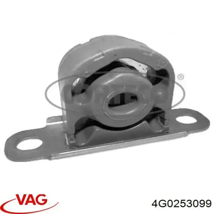 4G0253099 VAG soporte, silenciador