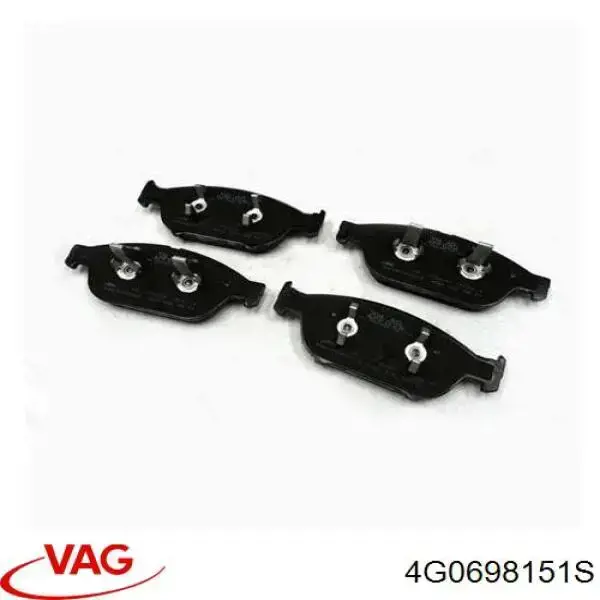 4G0698151S VAG pastillas de freno delanteras