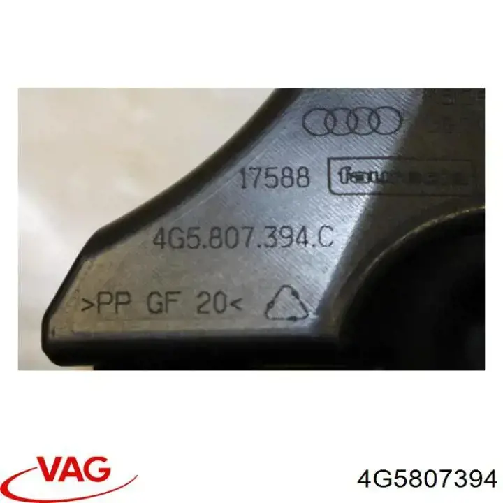  Soporte de parachoques trasero derecho para Audi A6 4G2