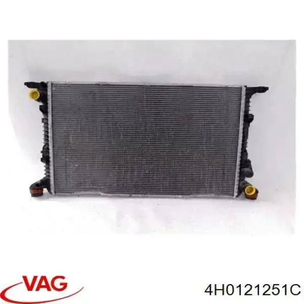 4H0121251C VAG radiador refrigeración del motor