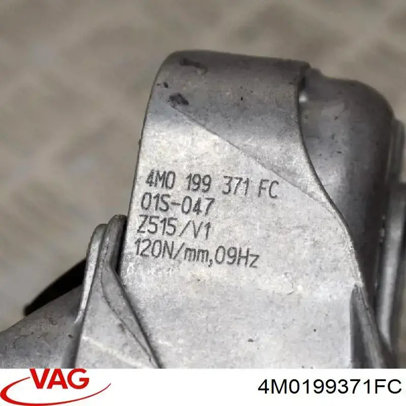 4M0199371FC VAG soporte motor izquierdo