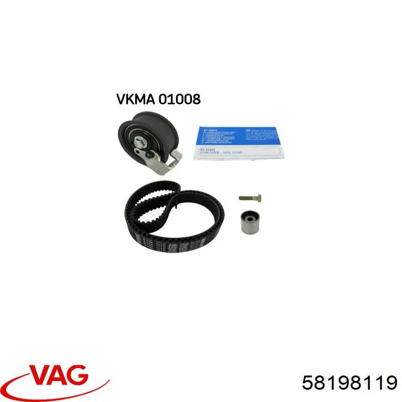 58198119 VAG kit correa de distribución