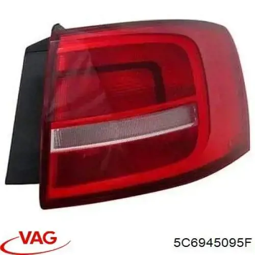 5C6945095H VAG piloto posterior exterior izquierdo