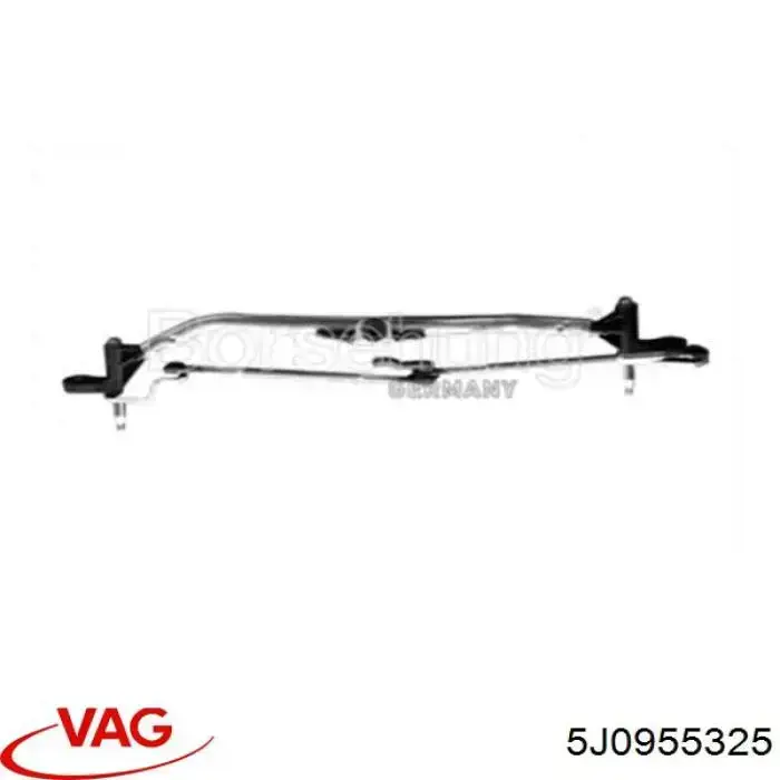  Mecanismo frontal del limpiaparabrisas izquierdo para Skoda Roomster 5J7