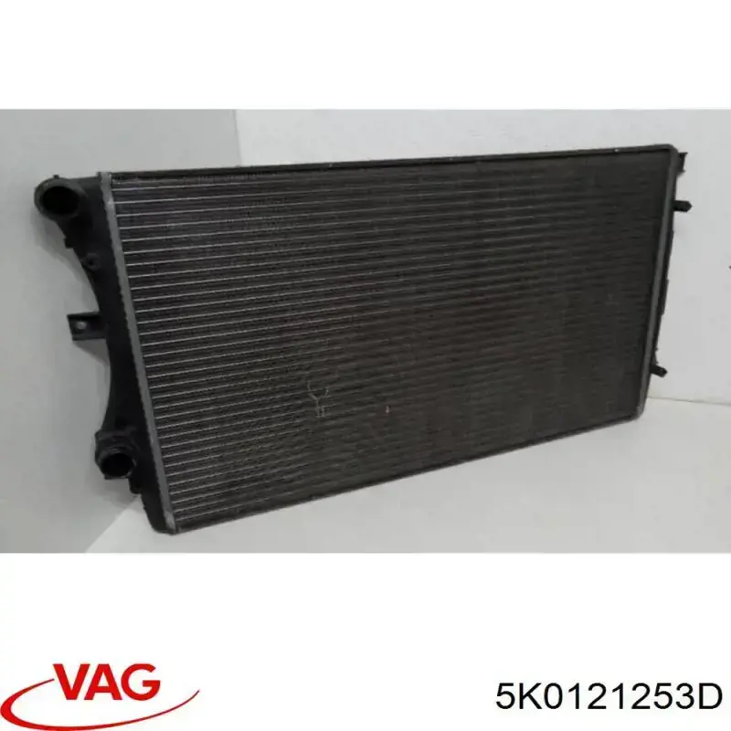 5K0121253D VAG radiador, refrigeración del motor adicional